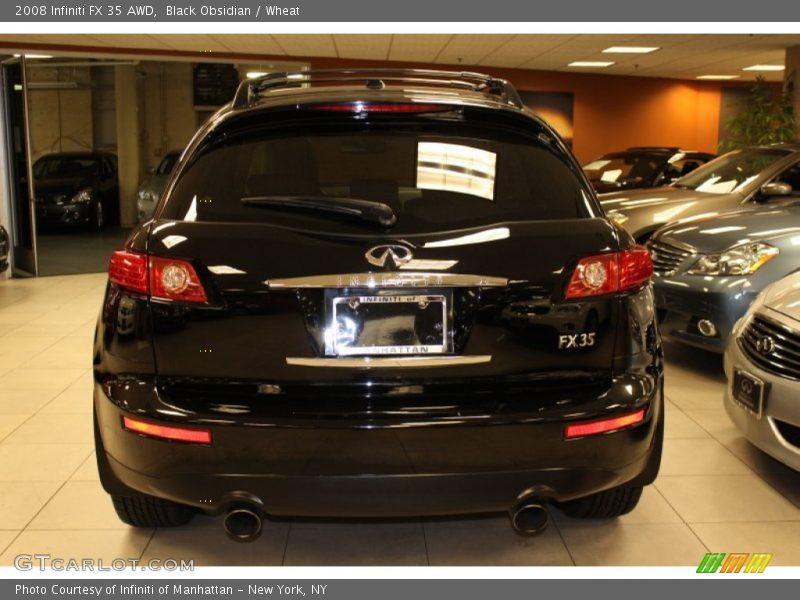 Black Obsidian / Wheat 2008 Infiniti FX 35 AWD