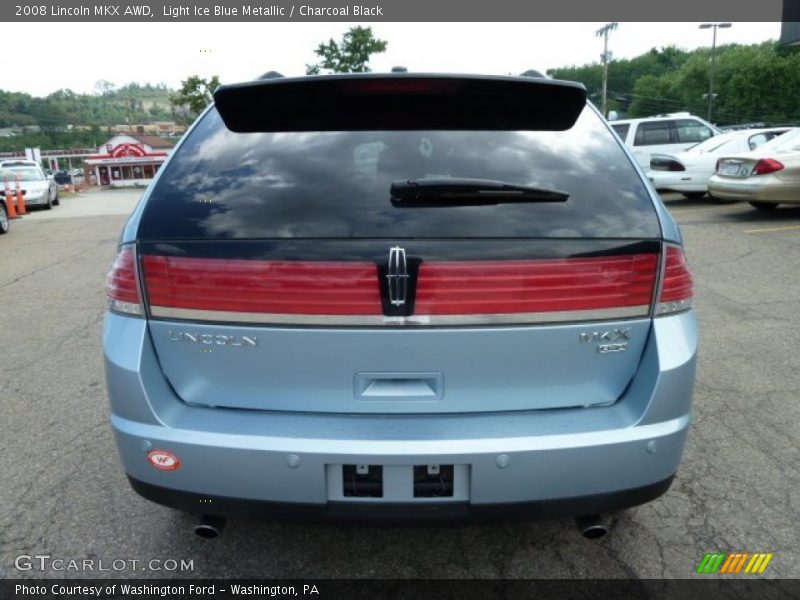 Light Ice Blue Metallic / Charcoal Black 2008 Lincoln MKX AWD