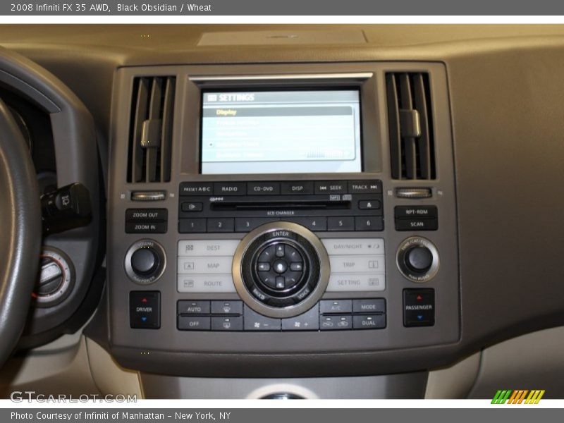 Black Obsidian / Wheat 2008 Infiniti FX 35 AWD