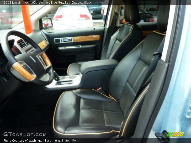 Light Ice Blue Metallic / Charcoal Black 2008 Lincoln MKX AWD