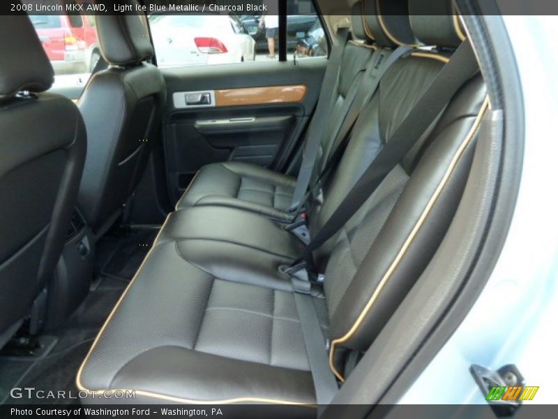 Light Ice Blue Metallic / Charcoal Black 2008 Lincoln MKX AWD