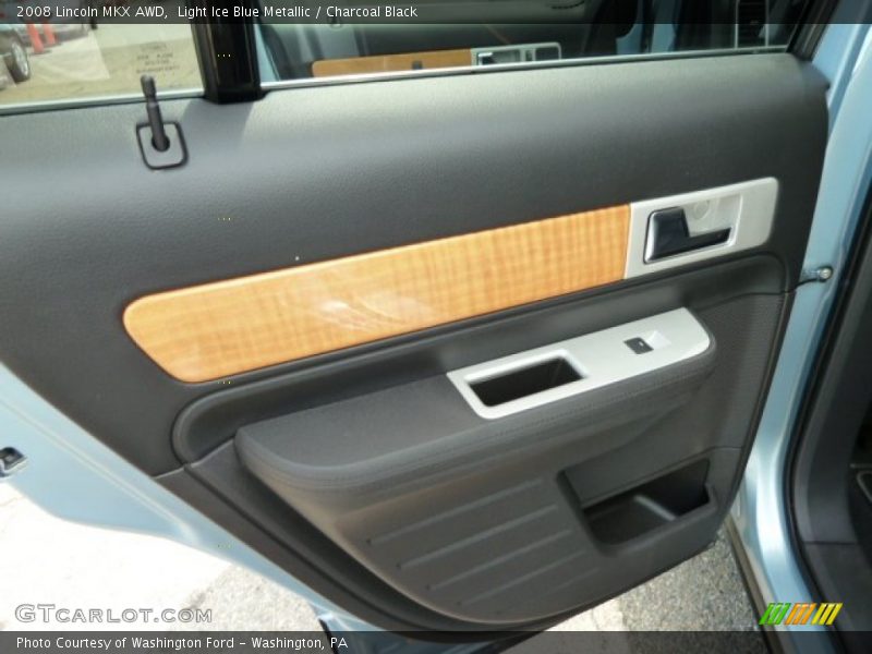 Light Ice Blue Metallic / Charcoal Black 2008 Lincoln MKX AWD