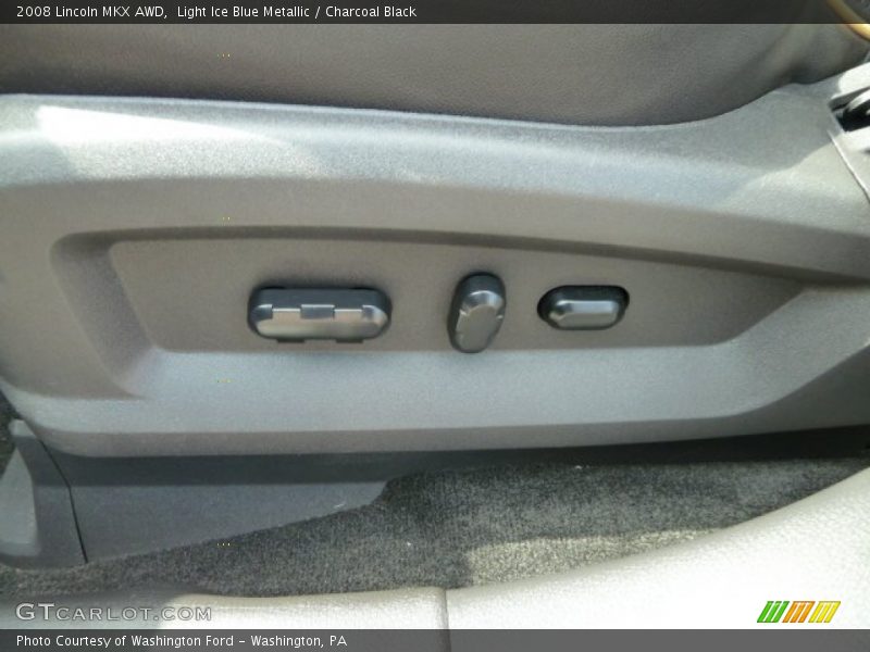 Light Ice Blue Metallic / Charcoal Black 2008 Lincoln MKX AWD