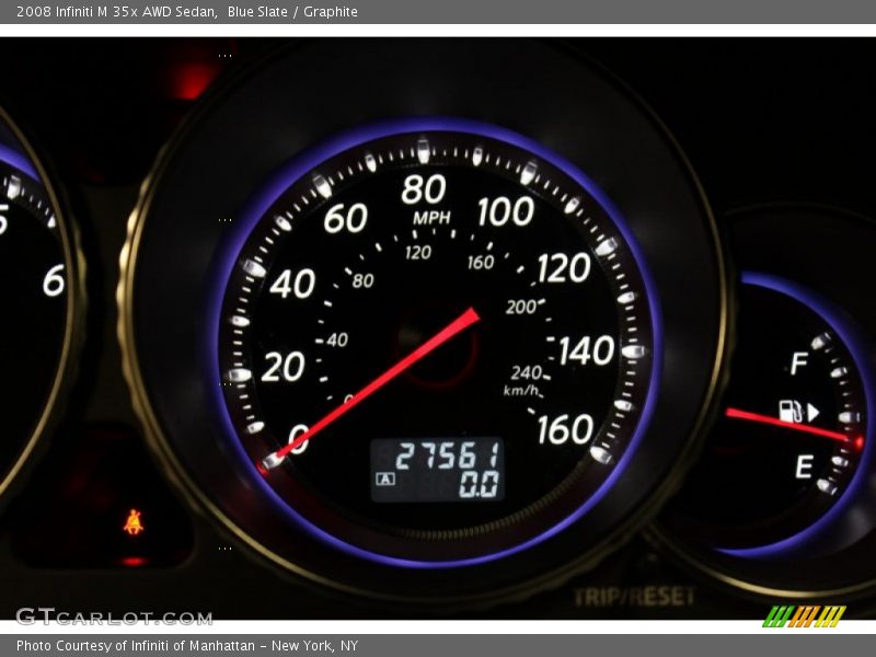 Blue Slate / Graphite 2008 Infiniti M 35x AWD Sedan
