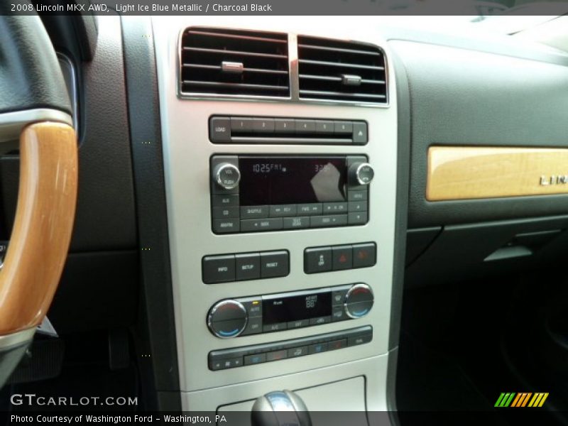 Light Ice Blue Metallic / Charcoal Black 2008 Lincoln MKX AWD