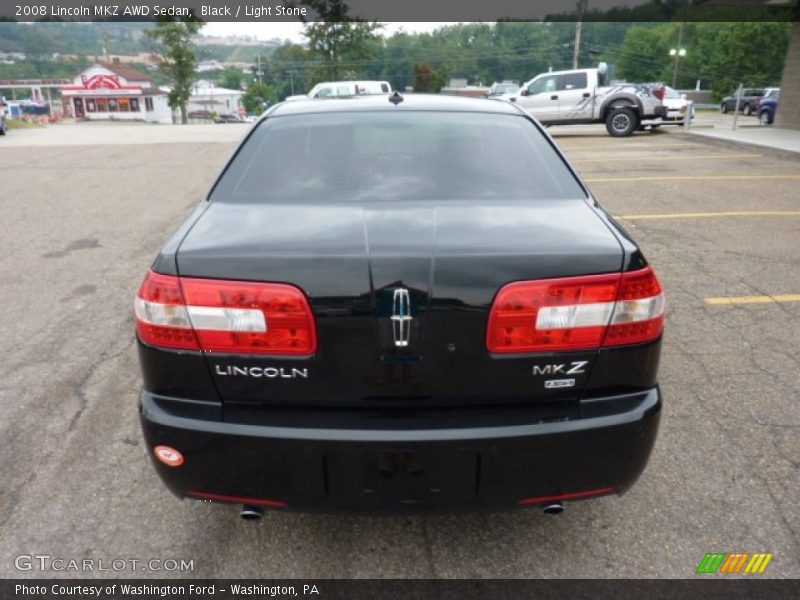 Black / Light Stone 2008 Lincoln MKZ AWD Sedan