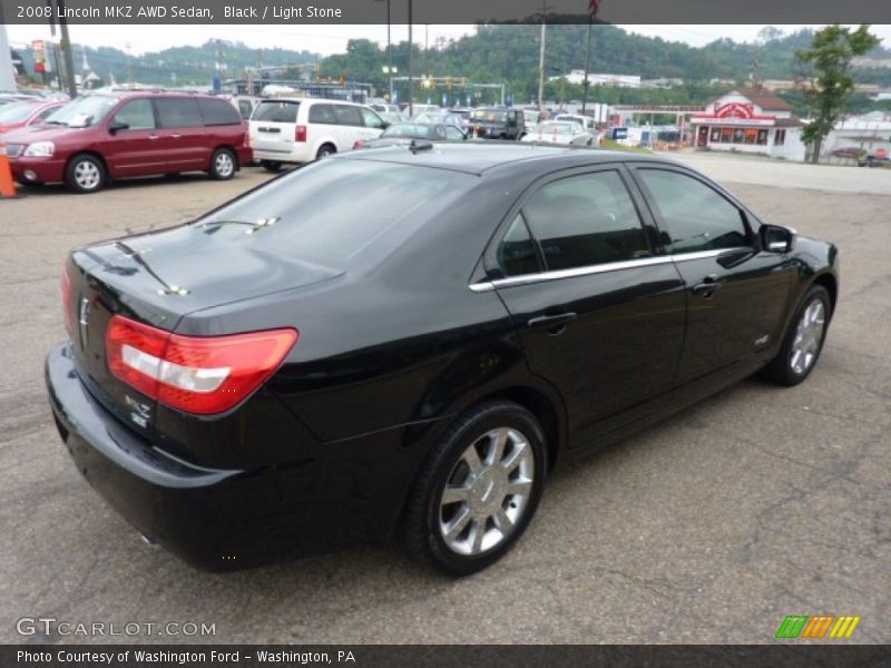 Black / Light Stone 2008 Lincoln MKZ AWD Sedan