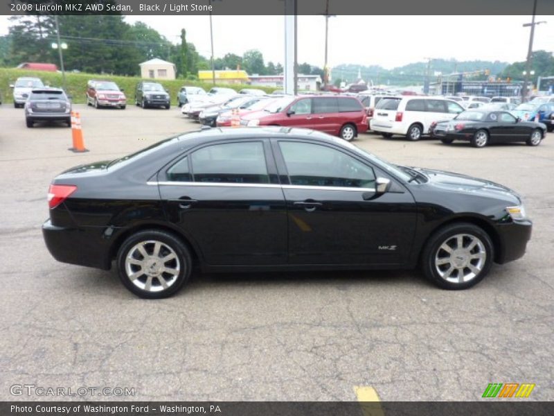 Black / Light Stone 2008 Lincoln MKZ AWD Sedan
