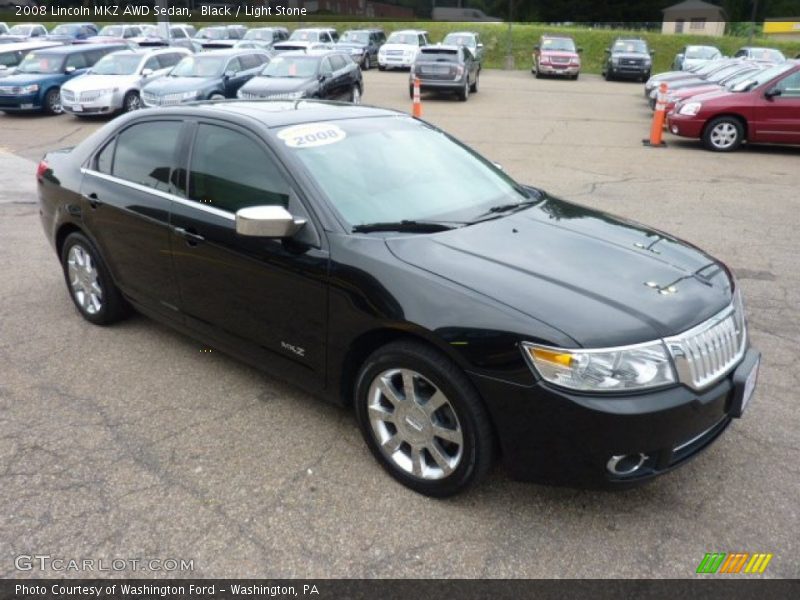 Black / Light Stone 2008 Lincoln MKZ AWD Sedan