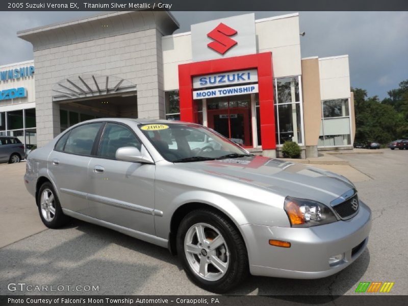 Titanium Silver Metallic / Gray 2005 Suzuki Verona EX