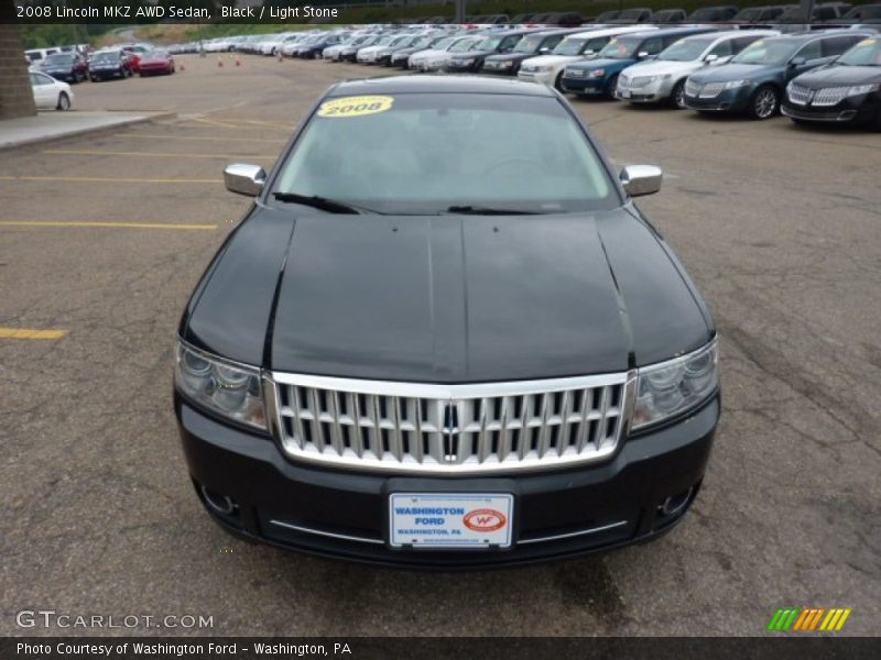 Black / Light Stone 2008 Lincoln MKZ AWD Sedan