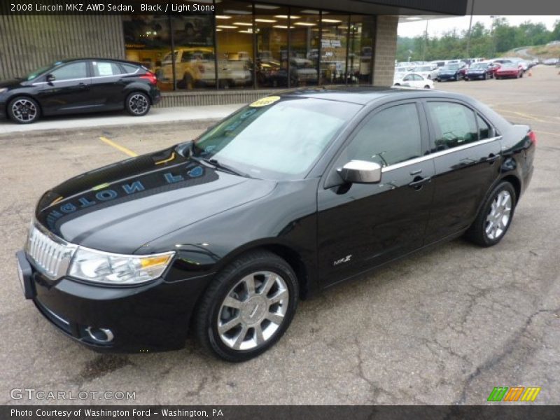 Black / Light Stone 2008 Lincoln MKZ AWD Sedan