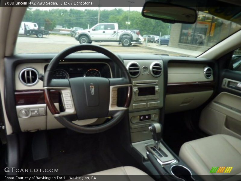 Black / Light Stone 2008 Lincoln MKZ AWD Sedan