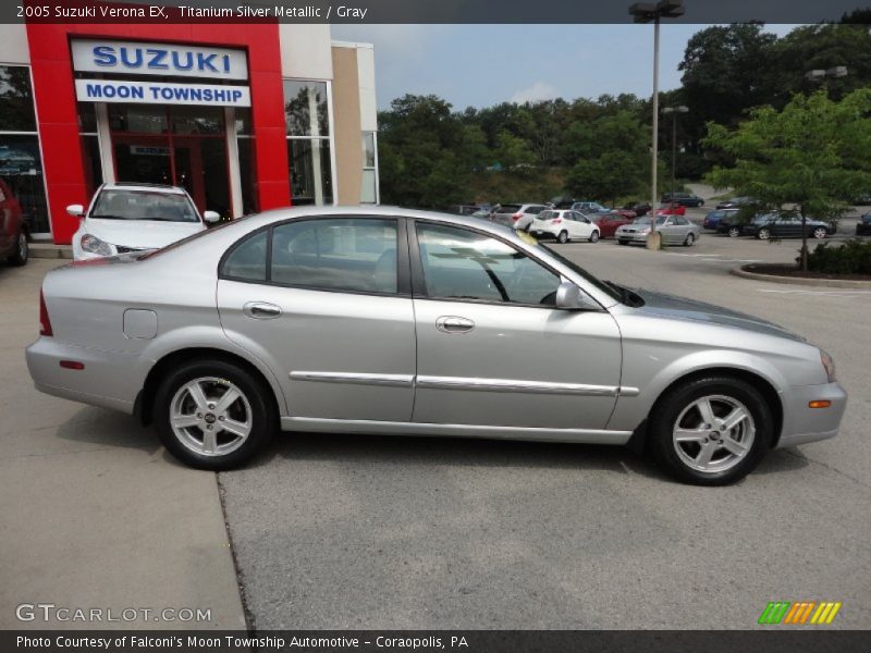 Titanium Silver Metallic / Gray 2005 Suzuki Verona EX
