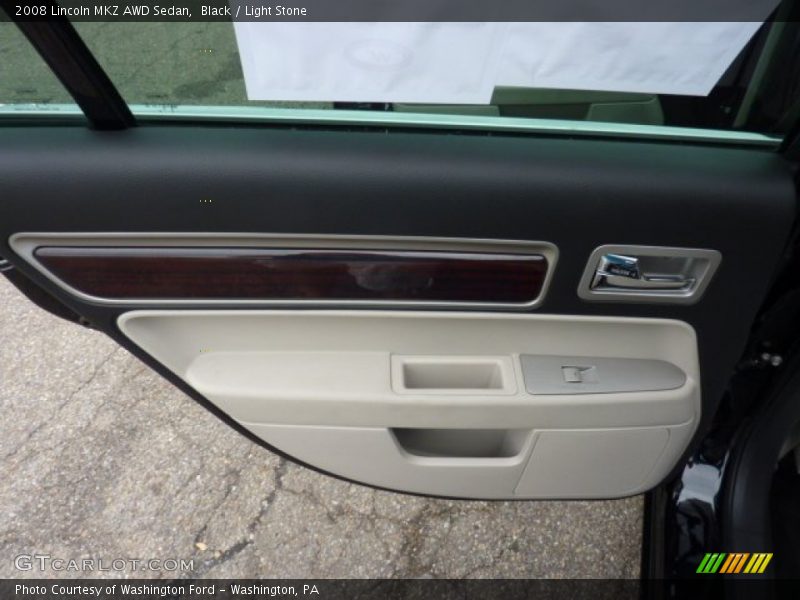 Black / Light Stone 2008 Lincoln MKZ AWD Sedan