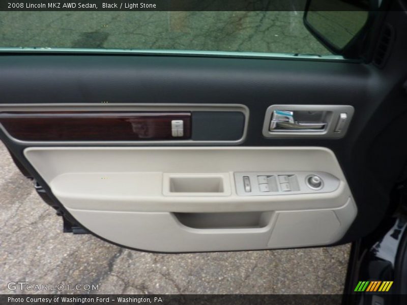 Black / Light Stone 2008 Lincoln MKZ AWD Sedan