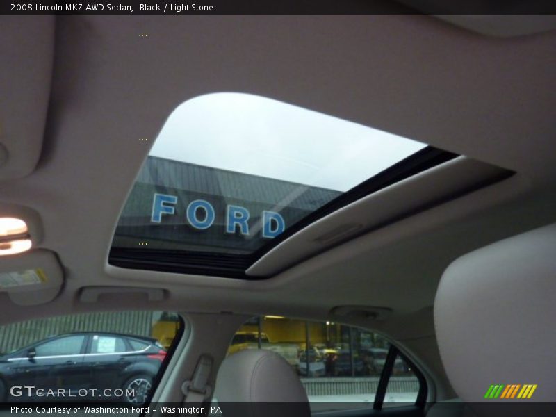 Black / Light Stone 2008 Lincoln MKZ AWD Sedan