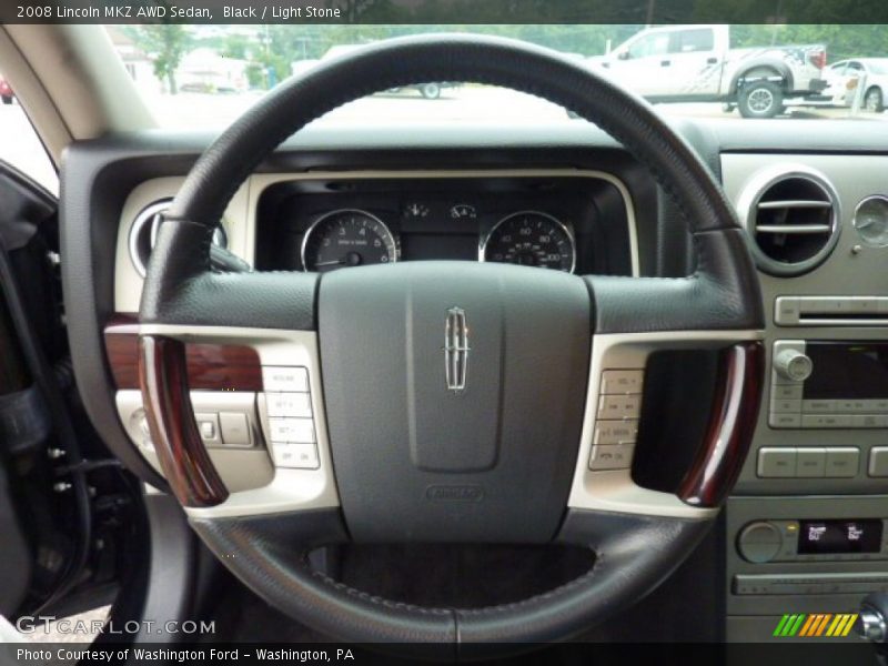 Black / Light Stone 2008 Lincoln MKZ AWD Sedan