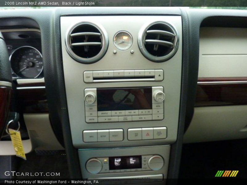 Black / Light Stone 2008 Lincoln MKZ AWD Sedan
