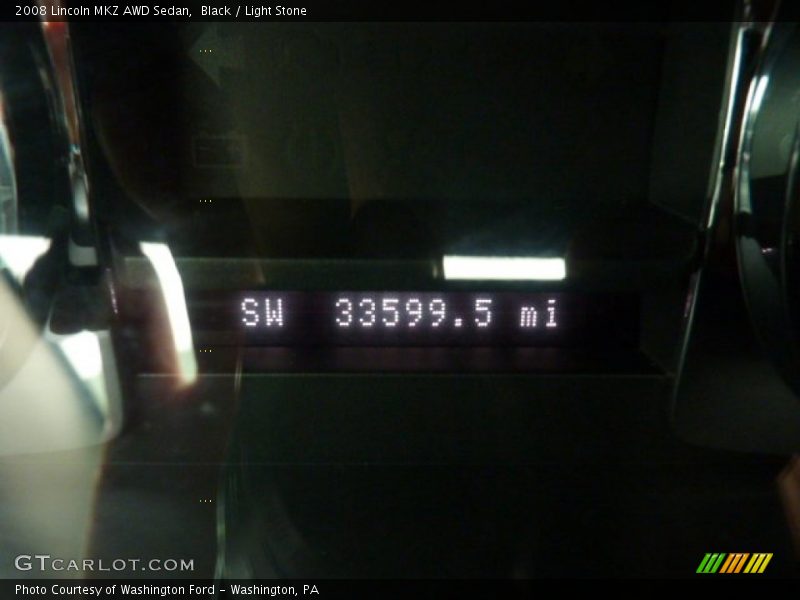 Black / Light Stone 2008 Lincoln MKZ AWD Sedan