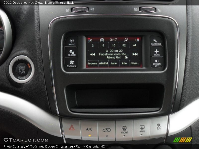 Controls of 2011 Journey Crew