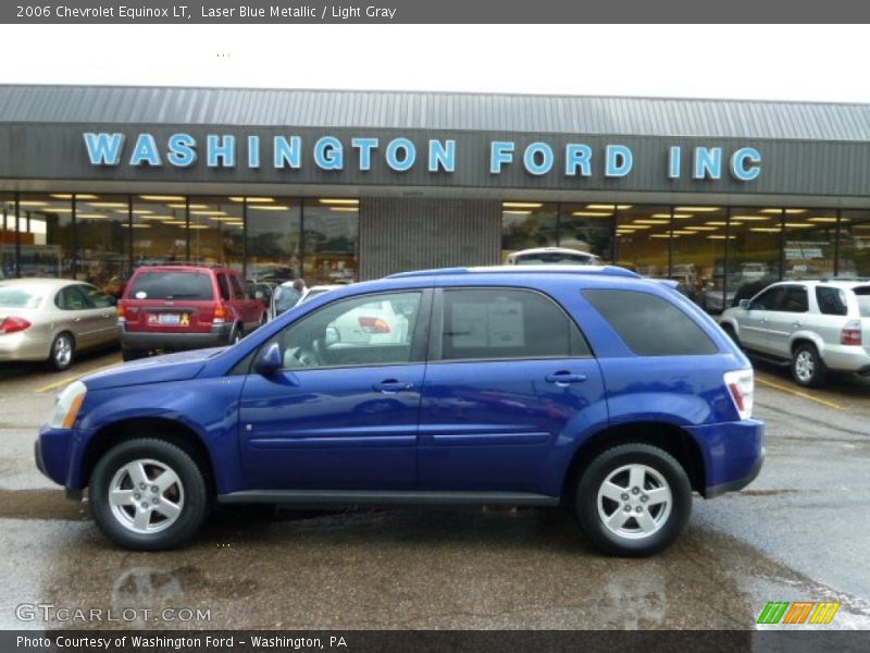 Laser Blue Metallic / Light Gray 2006 Chevrolet Equinox LT
