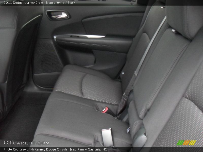 Bianco White / Black 2011 Dodge Journey Crew