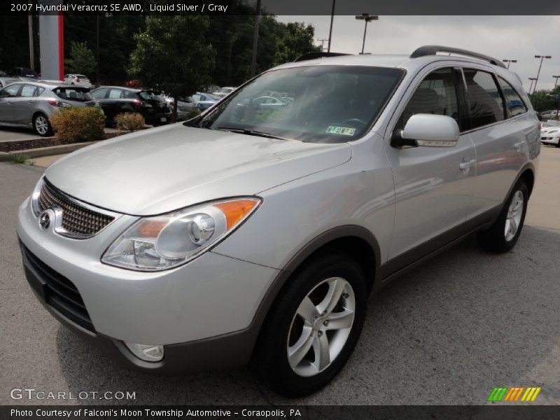 Liquid Silver / Gray 2007 Hyundai Veracruz SE AWD