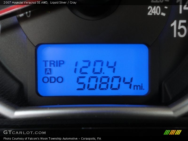 Liquid Silver / Gray 2007 Hyundai Veracruz SE AWD