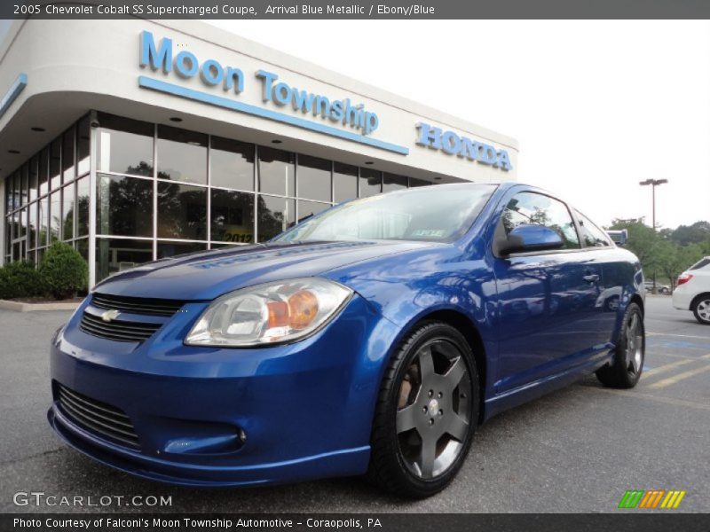 Arrival Blue Metallic / Ebony/Blue 2005 Chevrolet Cobalt SS Supercharged Coupe