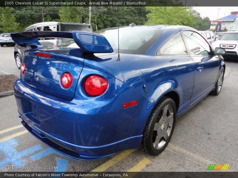 Arrival Blue Metallic / Ebony/Blue 2005 Chevrolet Cobalt SS Supercharged Coupe