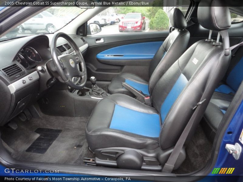  2005 Cobalt SS Supercharged Coupe Ebony/Blue Interior