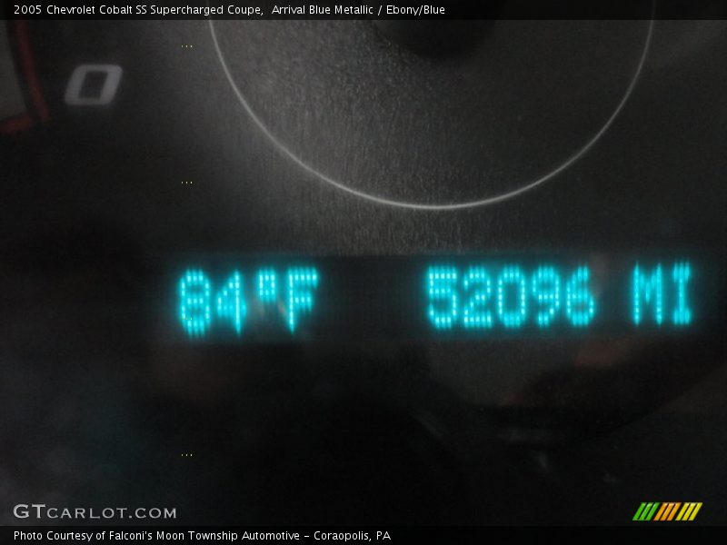 Arrival Blue Metallic / Ebony/Blue 2005 Chevrolet Cobalt SS Supercharged Coupe