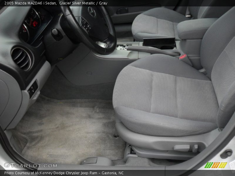Glacier Silver Metallic / Gray 2005 Mazda MAZDA6 i Sedan