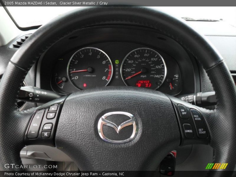 Glacier Silver Metallic / Gray 2005 Mazda MAZDA6 i Sedan