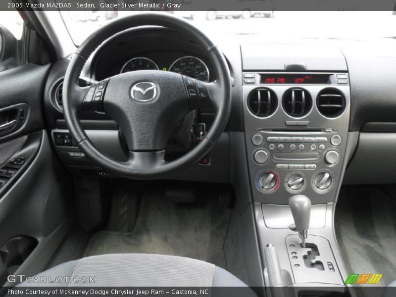 Glacier Silver Metallic / Gray 2005 Mazda MAZDA6 i Sedan