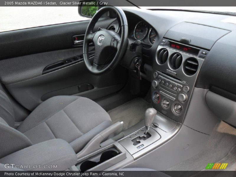 Glacier Silver Metallic / Gray 2005 Mazda MAZDA6 i Sedan