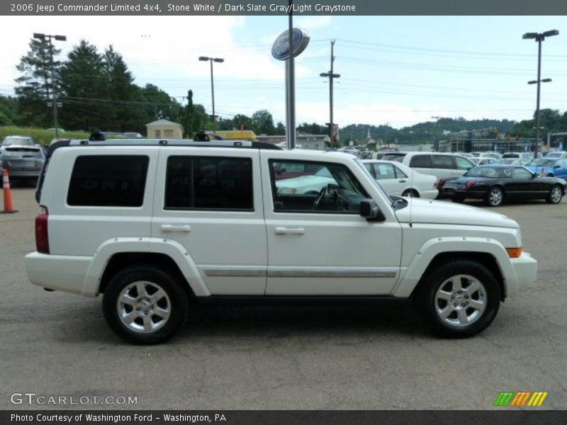 Stone White / Dark Slate Gray/Light Graystone 2006 Jeep Commander Limited 4x4