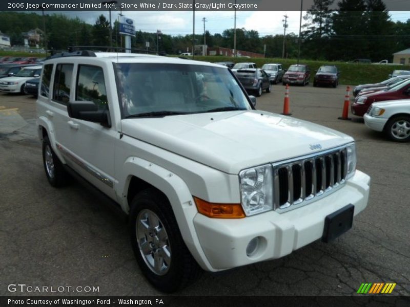 Stone White / Dark Slate Gray/Light Graystone 2006 Jeep Commander Limited 4x4