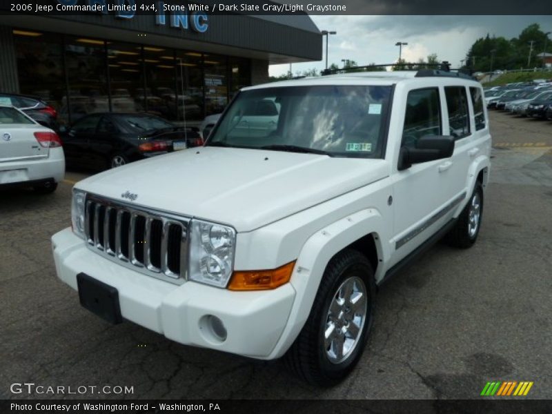 Stone White / Dark Slate Gray/Light Graystone 2006 Jeep Commander Limited 4x4