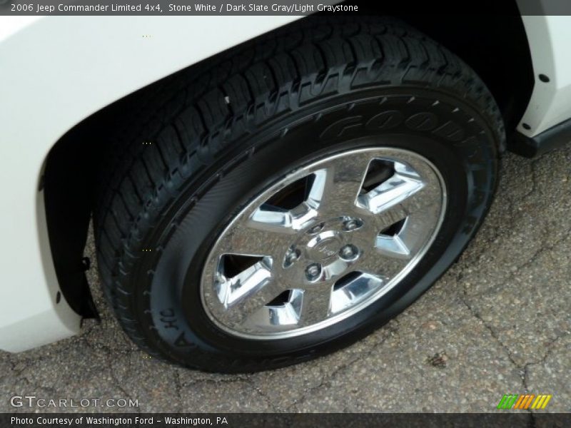 Stone White / Dark Slate Gray/Light Graystone 2006 Jeep Commander Limited 4x4