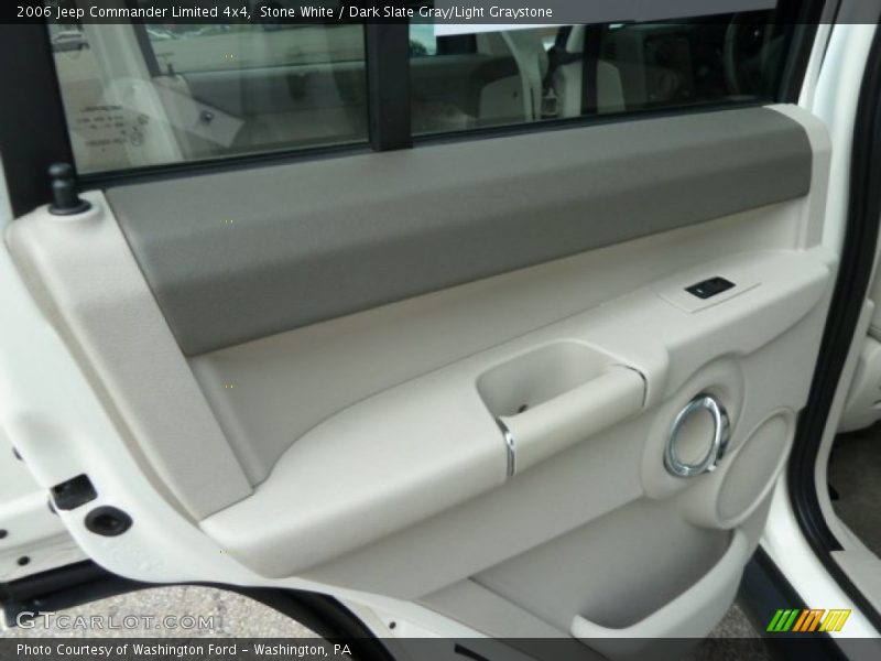 Stone White / Dark Slate Gray/Light Graystone 2006 Jeep Commander Limited 4x4