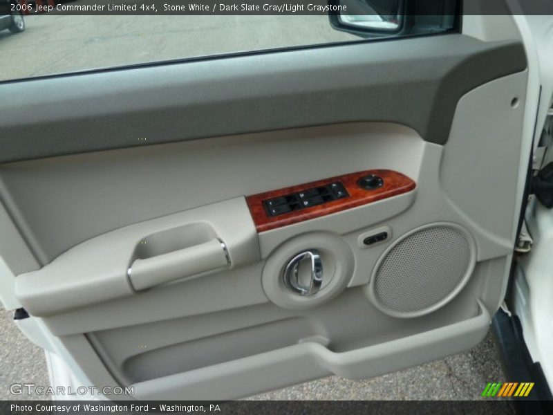 Stone White / Dark Slate Gray/Light Graystone 2006 Jeep Commander Limited 4x4