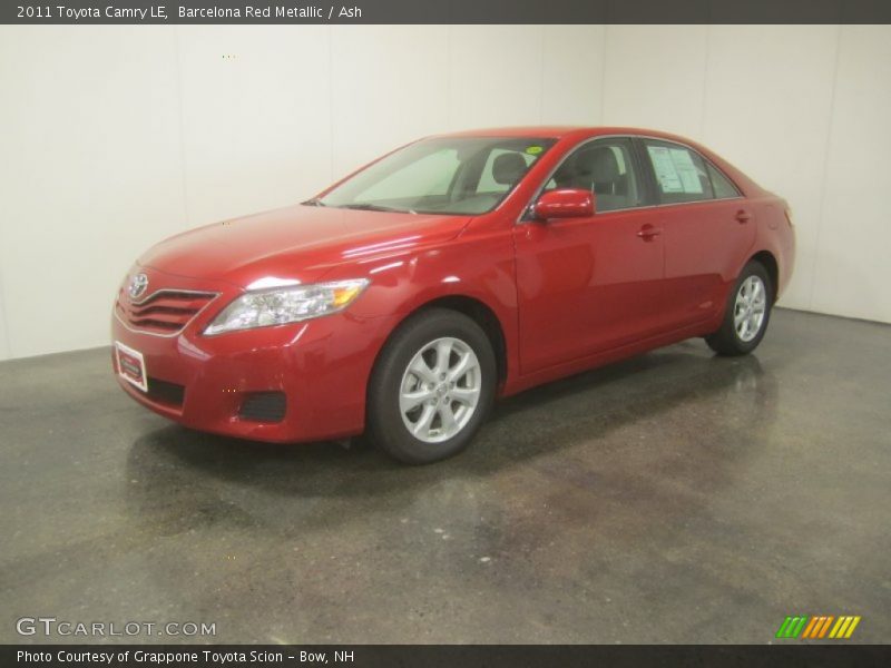 Barcelona Red Metallic / Ash 2011 Toyota Camry LE