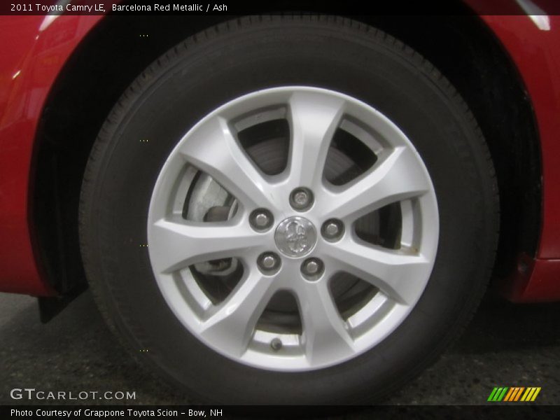 Barcelona Red Metallic / Ash 2011 Toyota Camry LE