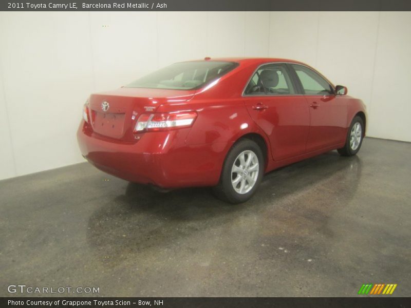 Barcelona Red Metallic / Ash 2011 Toyota Camry LE