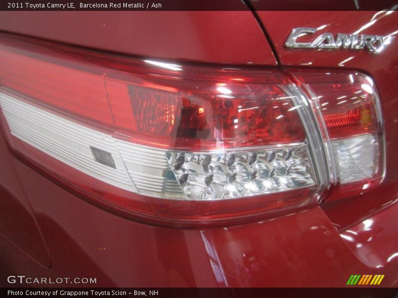 Barcelona Red Metallic / Ash 2011 Toyota Camry LE