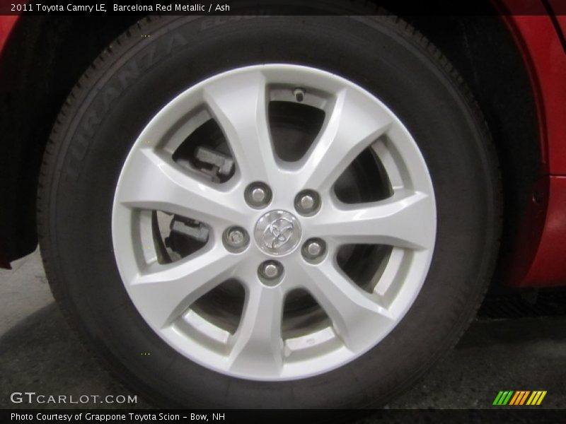 Barcelona Red Metallic / Ash 2011 Toyota Camry LE
