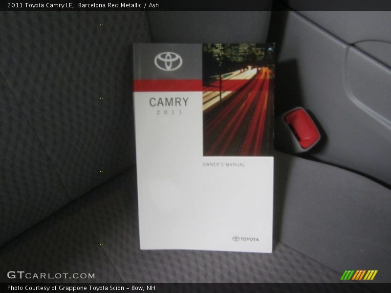Barcelona Red Metallic / Ash 2011 Toyota Camry LE