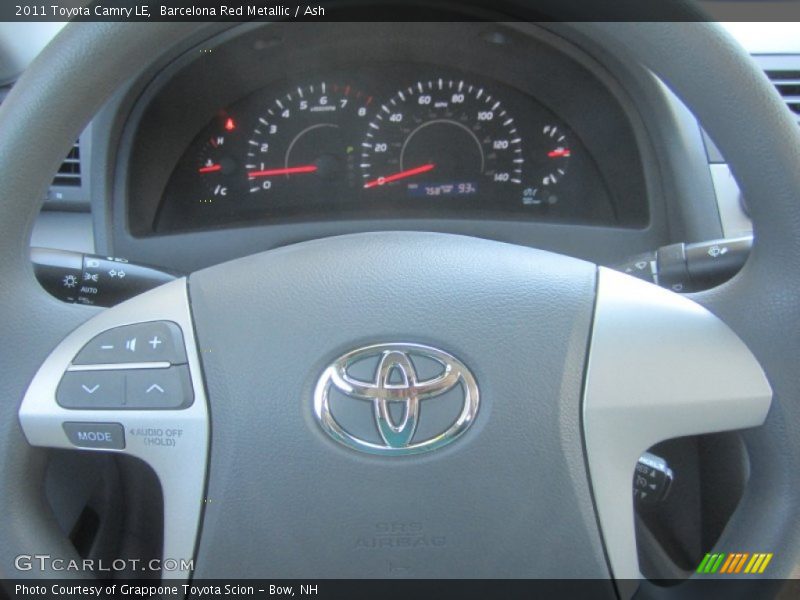 Barcelona Red Metallic / Ash 2011 Toyota Camry LE